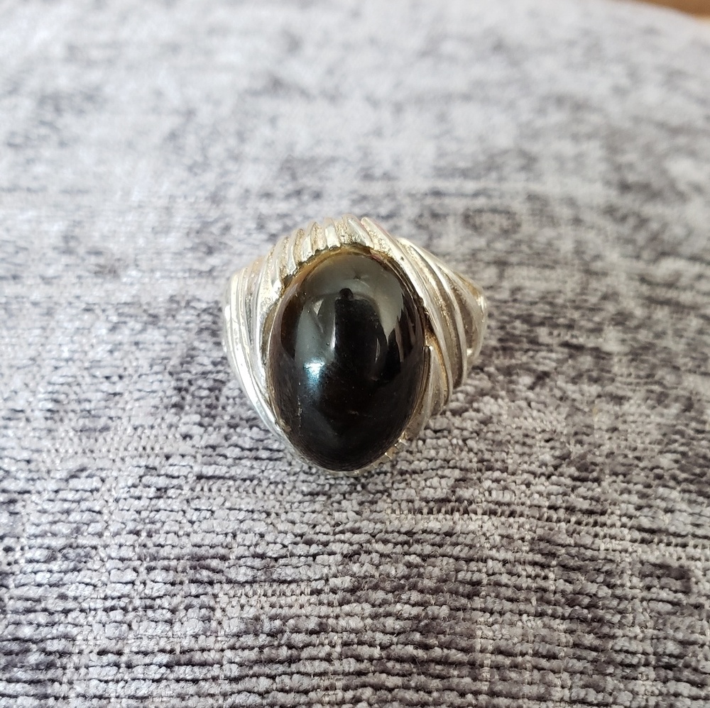 Tiger Eye stone 925 silver ring
